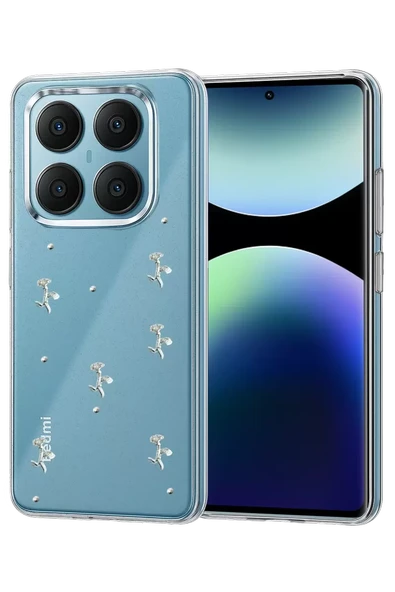 Newface Xiaomi Redmi Note 14 Pro 4G Fiyonk Desenli Kapak - Desen 4 ürün görseli 1