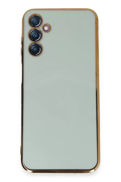 Newface Samsung Galaxy M14 5G Kılıf Volet Silikon - Açık Yeşil ürün görseli 1