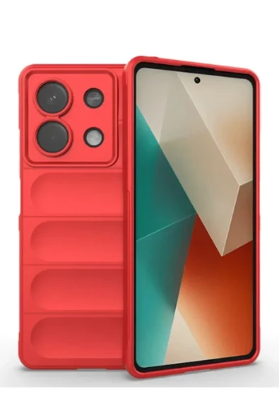 Newface Xiaomi Poco X6 Kılıf Optimum Silikon - Kırmızı ürün görseli 1