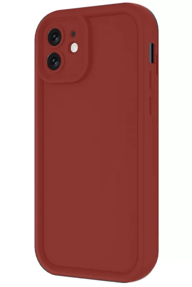 Newface Apple iPhone 11 Kılıf Viera Silikon - Bordo ürün görseli 1
