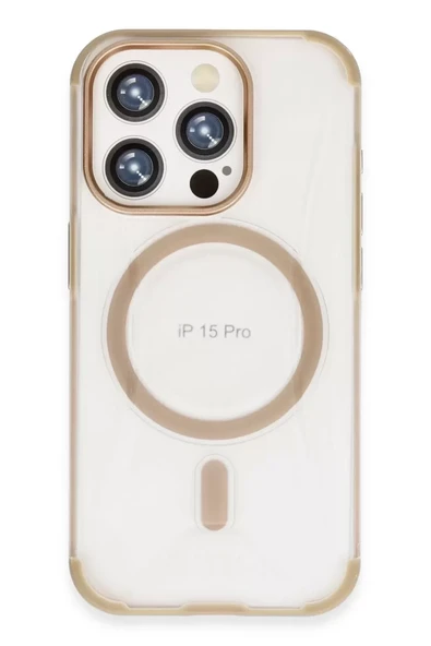 Joko Apple iPhone 15 Pro Hilton Magsafe Kapak - Gold ürün görseli 1