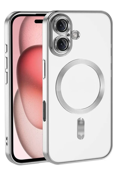 Newface Apple iPhone 17 Kross Magneticsafe Kapak - Gümüş ürün görseli 1