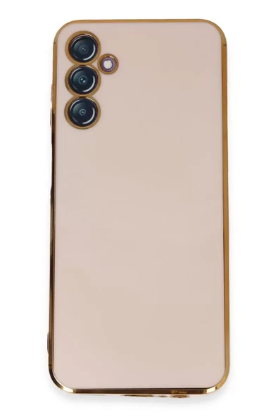 Newface Samsung Galaxy M14 5G Kılıf Volet Silikon - Pembe ürün görseli 1