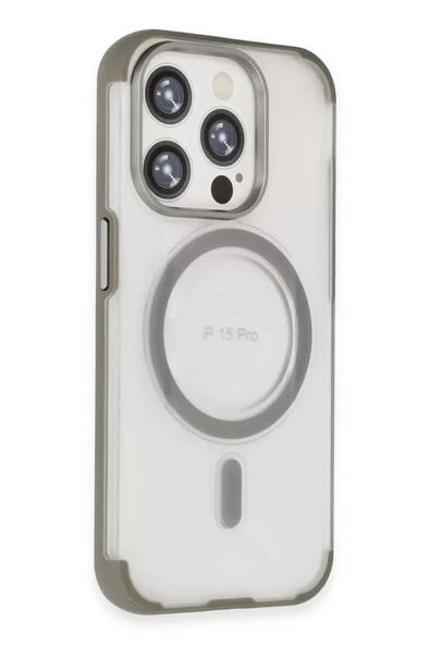 Joko Apple iPhone 15 Pro Hilton Magsafe Kapak - Titan Gri ürün görseli 1