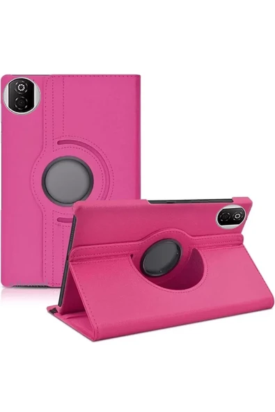 Newface Huawei Honor Pad X7 360 Tablet Deri Kılıf - Pembe ürün görseli 1