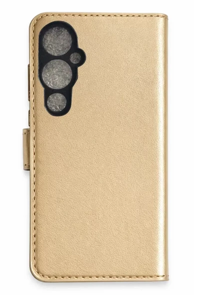 Newface Tecno Pova 4 Pro Trend S Plus Kapaklı Kılıf - Gold ürün görseli 1