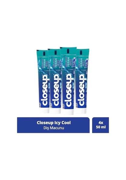 Closeup Icy Cool 50 ml 4 Adet Diş Macunu ürün görseli 1