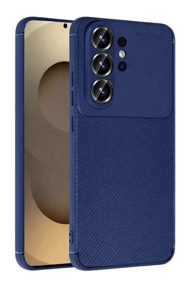 Newface Samsung Galaxy S26 Ultra Auto Focus Karbon Kapak - Lacivert ürün görseli 1
