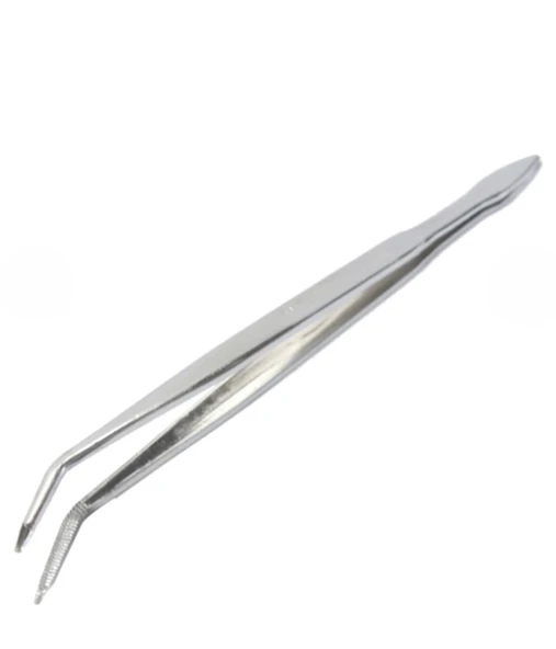 Penset Eğri Uçlu 13 Cm Nikel Kaplama ürün görseli 1