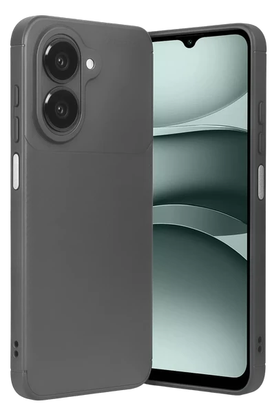 Newface Samsung Galaxy A07 4G Auto Focus Karbon Kapak - Gri ürün görseli 1