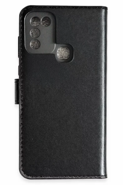 Newface İnfinix Hot 10 Play Kılıf Trend S Plus Kapaklı Kılıf - Siyah ürün görseli 1