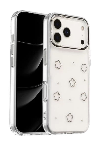 Newface Apple iPhone 17 Pro Max Fiyonk Desenli Kapak - Desen 2 ürün görseli 1