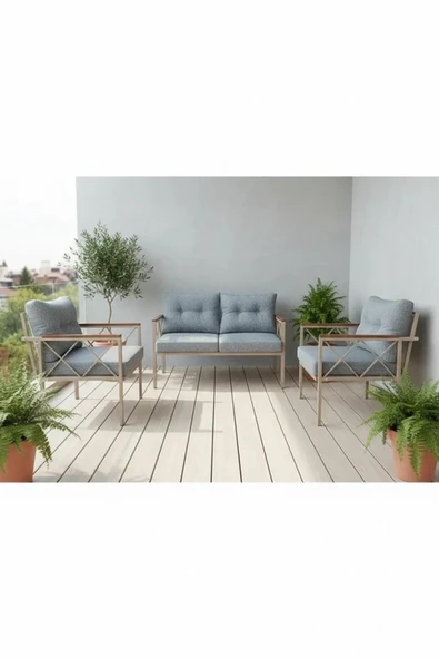 adımshops Safir cappuccino profil Balkon-bahçe-kafe,çay Seti,koltuk Takımı,oturma Grubu,ofis Koltuğu ürün görseli 1