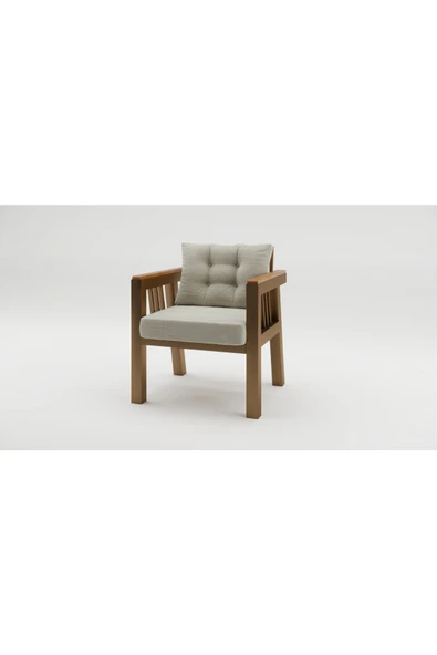 adımshops Elmas 1'li (KREM) Metal Gövde Balkon-bahçe-kafe,çay Seti,koltuk Takımı,oturma Grubu,ofis Koltuğu ürün görseli 1