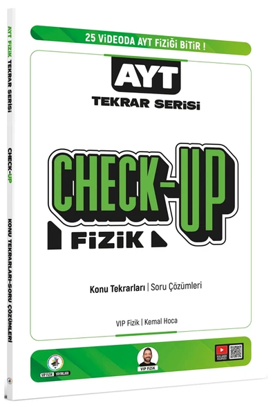 VİP Fizik AYT Fizik Check-Up Fizik Konu Tekrarları Soru Çözümleri VİP Fizik Yayınları ürün görseli 1