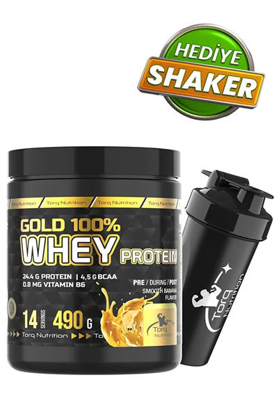 Gold Whey Protein Muz Aromalı 490 gr ürün görseli 1
