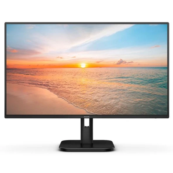 PHILIPS 27E1N1100A 1000 Serisi 27" LED IPS 4ms 100Hz 1920x1080 FullHD VGA HDMI Multimedya (VESA) Siyah Monitör ürün görseli 1