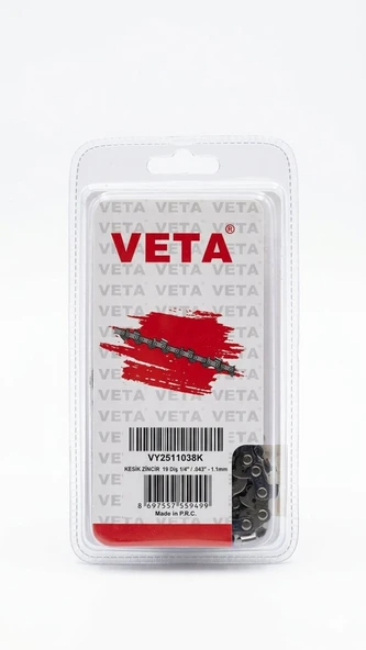 Veta 19 Diş Kesik Tip Budama Zinciri - 1/4" .043" ürün görseli 1