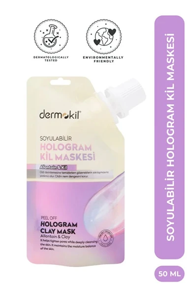 Dermokil Soyulabilir Hologram Kil Maske 50 ml ürün görseli 1