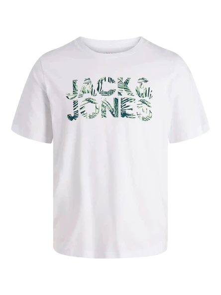 JACK JONES Yazı Baskılı Erkek Tişört 12288536 ürün görseli 1