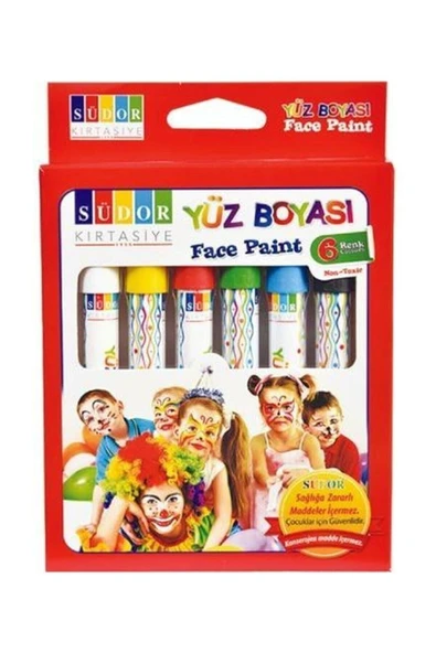 Südor Yüz Boyası Set 6 Renk ürün görseli 1