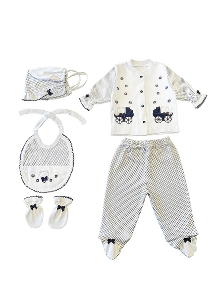Sema Baby 5'li Set - Mavi ürün görseli 1