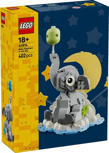 LEGO Iconic 40814 Baby Elephant in the Sky ürün görseli 1