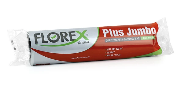 ŞeyliŞeyler - Florex Klasik Seri Plus Jumbo Çöp Poşeti C Katlama Kod 517 1 Paket ürün görseli 1