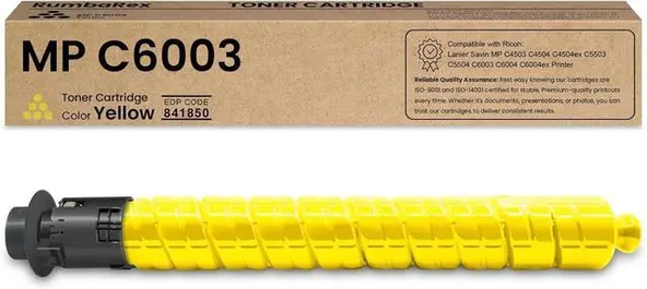 RİCOH MP C6003Y YELLOW (SARI) ORJİNAL TONER ürün görseli 1