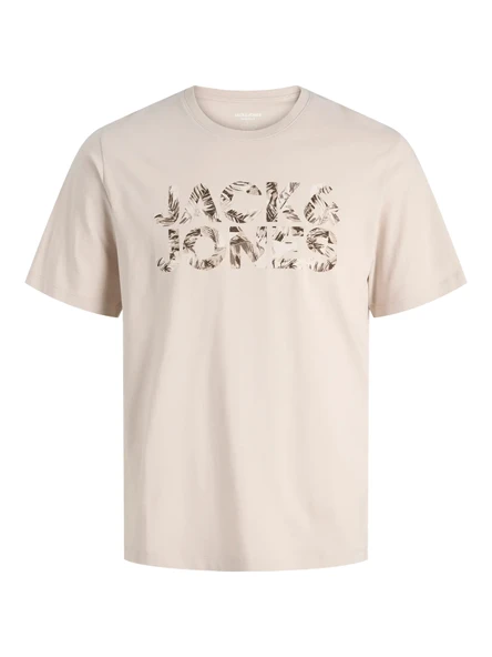 JACK JONES Yazı Baskılı Erkek Tişört 12288536 ürün görseli 1