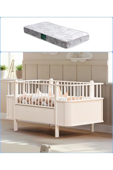 MDF Beşik, Dünya Büyüyen Beşik 80x130 - 1 Adet 80x130 Comfort Yatak ürün görseli 1