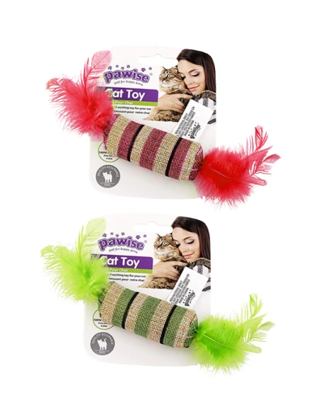 PWSE Striped Cat Toy Şeker Tasarımlı Kedi Oyuncağı (Karışık Renk Gönderimli) ürün görseli 1