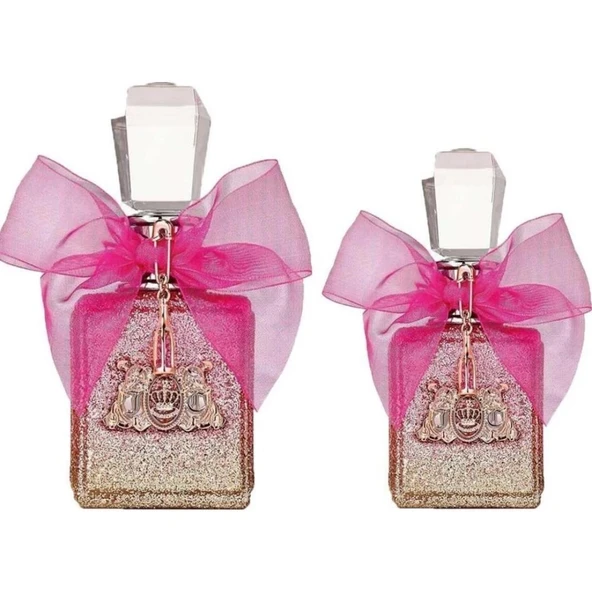 Juicy Couture Viva La Juicy Rose EDP Kadın Parfümü 100ML ve 30ML 2li Set ürün görseli 1