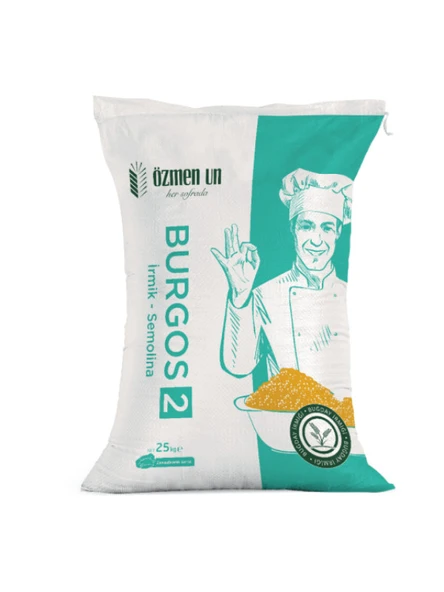 Özmen Un Burgos 2 Numara İrmik Semolina Özmen Un 25 Kg ürün görseli 1