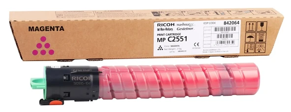 NRG 842063 Kırmızı Orijinal Toner Yüksek Kapasite MP C2050 MP C2551 ürün görseli 1