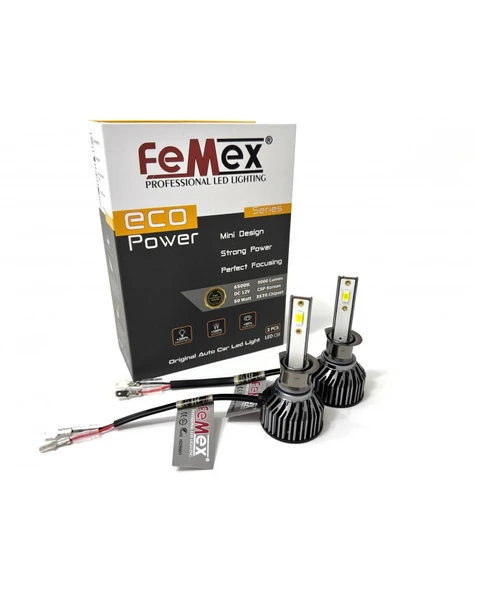 FEMEX Fiat Albea Makyajlı 2005-2012 SİS FAR LED AMPUL ECO POWER H1 ürün görseli 1
