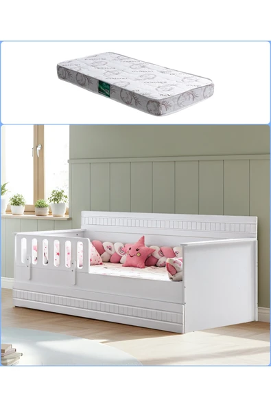 Yavrulu Karyola, Bakü Yavrulu Montessori Karyola - 1 Adet 90x190 Comfort Yatak ürün görseli 1