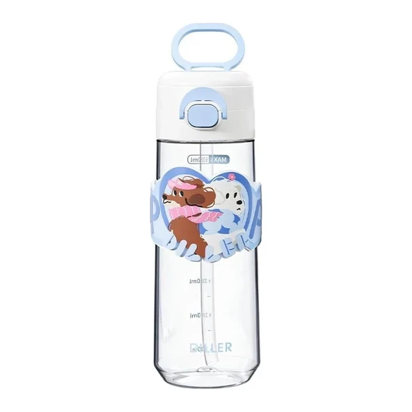 Vagon D9240 Dıller 500 ml Boyun Askılı Çelik Termos-Beyaz ürün görseli 1