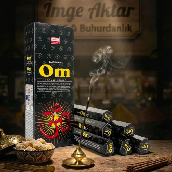 Darshan Om Çubuk Tütsü (20'li Paket) - Spiritüel ve Huzurlu ürün görseli 1