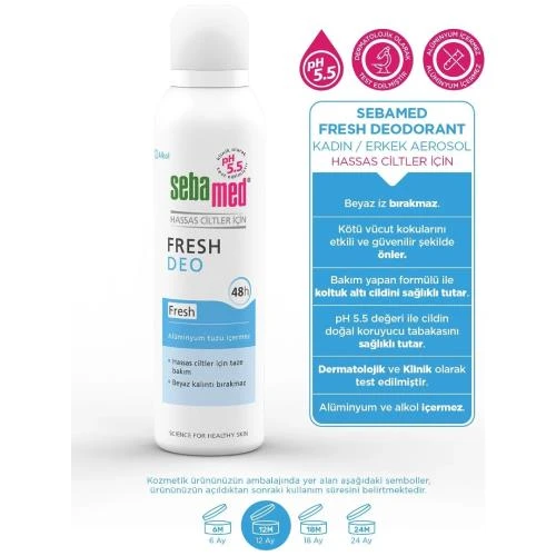 Sebamed Aerosol Fresh Deodorant 150 Ml - Resim 2