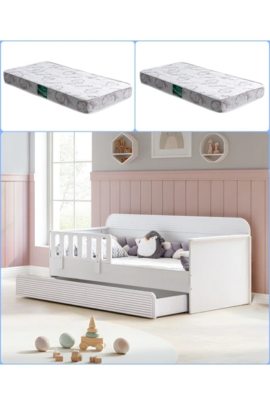 Yavrulu Karyola, Vizyon Yavrulu Montessori Karyola + 2 Adet Comfort Yatak ürün görseli 1
