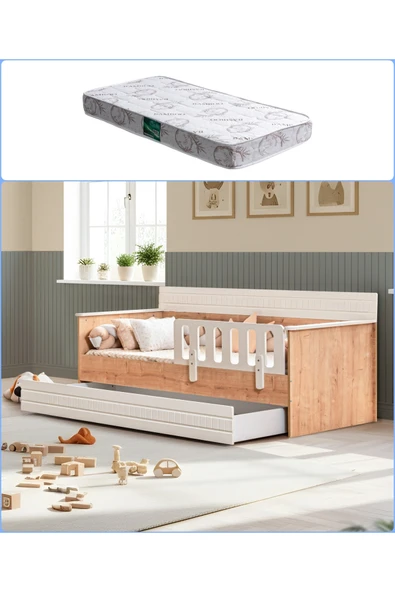 Yavrulu Karyola, Bakü Yavrulu Montessori Karyola - 1 Adet 90x190 Comfort Yatak ürün görseli 1
