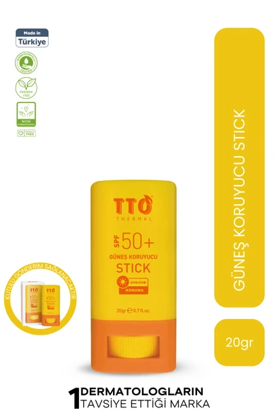 TTO Güneş Koruyucu Stick 50 SPF – UVA/UVB Koruma ürün görseli 1