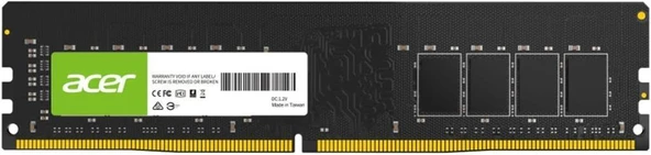 Acer UD100 16GB DDR4 3200MHz CL22 288-pin 1.2 V UDIMM Masaüstü Ram ürün görseli 1