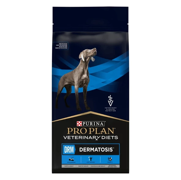 Pro Plan Veterinary Diets DRM Dermatosis Köpek Kuru Maması 12 Kg ürün görseli 1