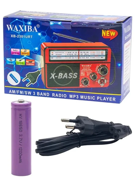 Nostaljik Radyo WAXIBA Nostaljik Radyo Bluetooth Fm Usb XB-2301RT GO53/05557 ürün görseli 1