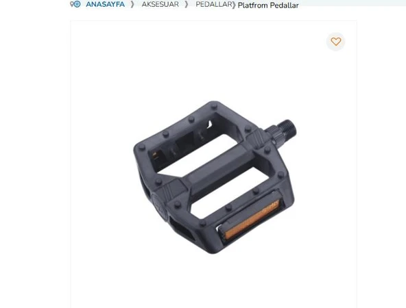 Briviga HF-883 Platform Plastik Tek Parça Pedal - Resim 2