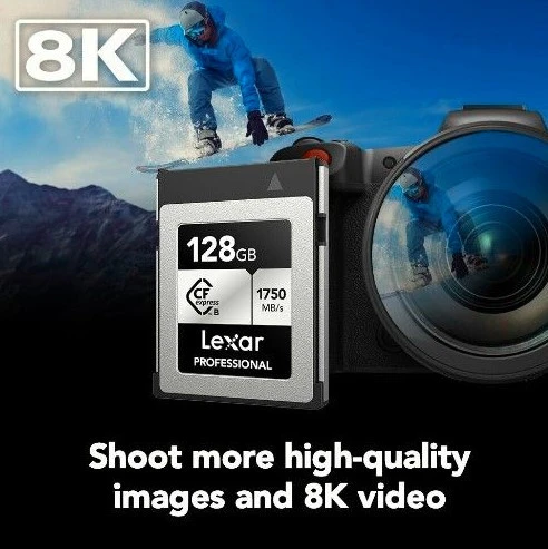 Lexar 128GB Professional CFexpress Type B Kart (Silver) - Resim 4
