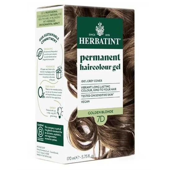 Herbatint 7D Blond Dore Altın Sarısı Saç Boyası ürün görseli 1