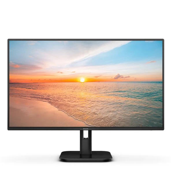 PHILIPS 24E1N1100A 1000 Serisi 23.8" LED IPS 4ms 100Hz 1920x1080 FullHD VGA HDMI (VESA) Siyah Monitör ürün görseli 1